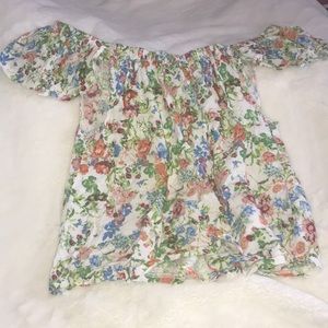 Off-the shoulder blouse